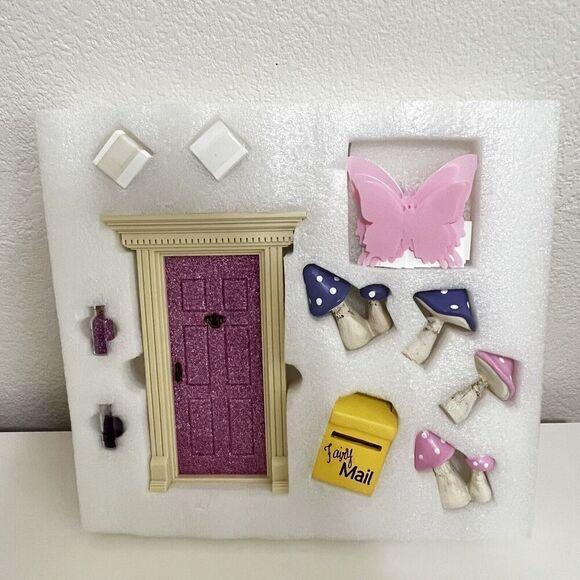 Neiman Marcus Ultimate Little Fairy Door Kit Set for Girls Room Fairy Mailbox - Picture 3 of 14